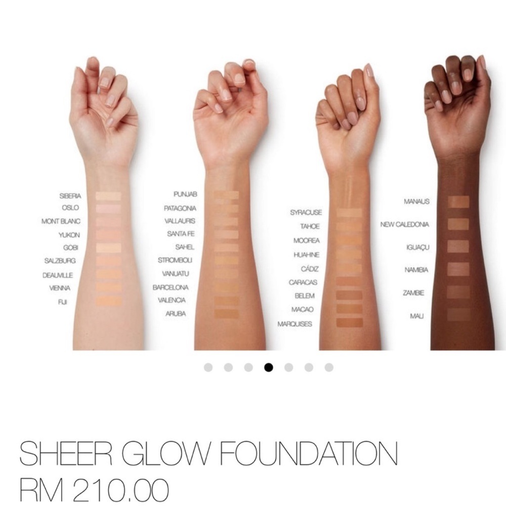New NARS Sheer Glow Foundation, Macao MD4, Full Size with pump - Picture 7 of 9